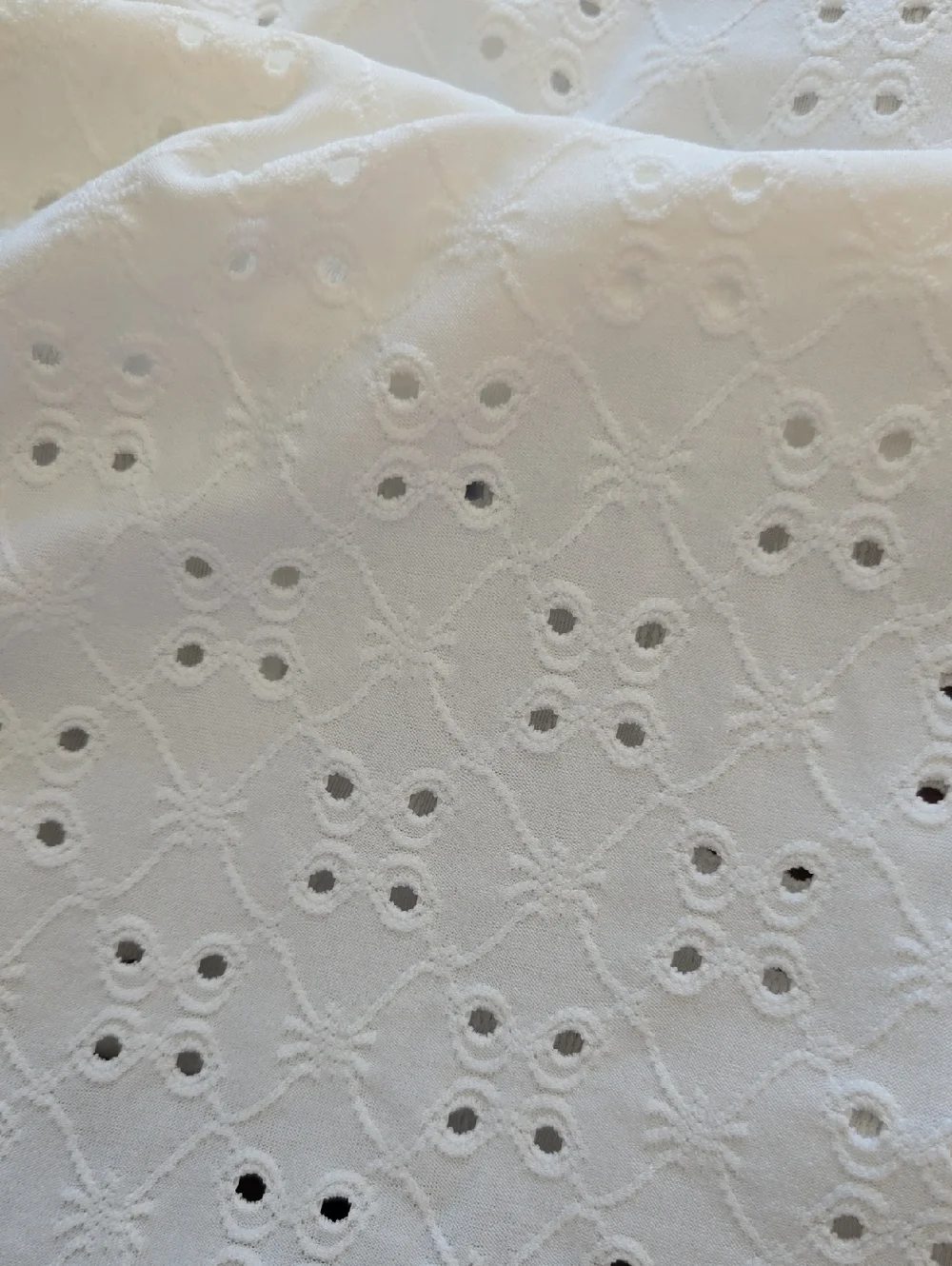 1.STATE Womens Eyelet Maxi Dress Cover-Up Resortwear Beachy Ivory Size XL NWT